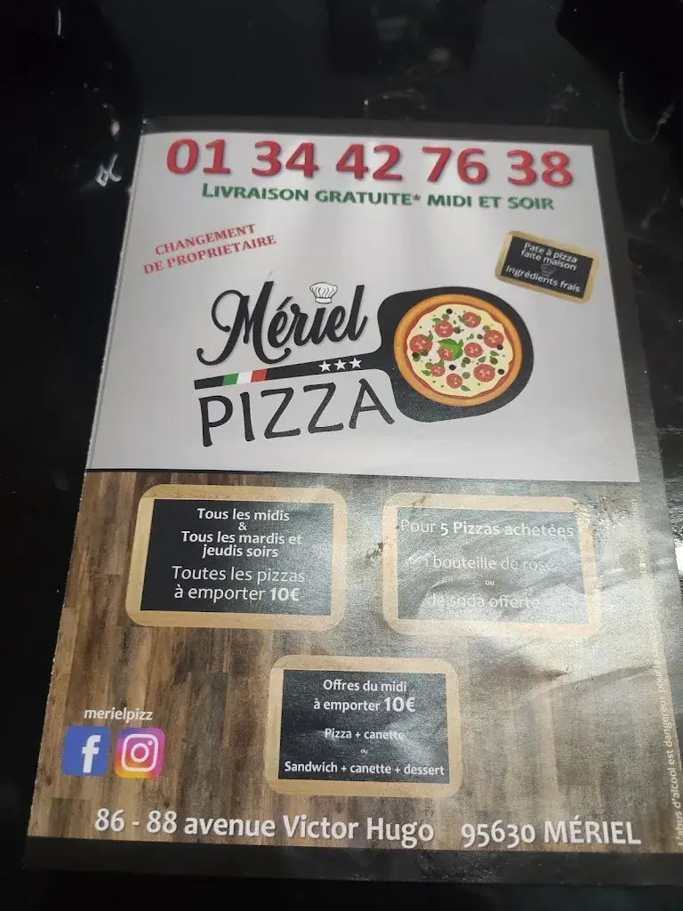 Menu_Meriel Pizza_Mériel_image_4