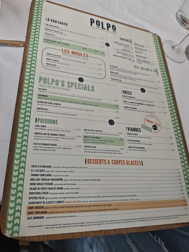 Menu_Polpo Brasserie_Levallois-Perret_immagine_3