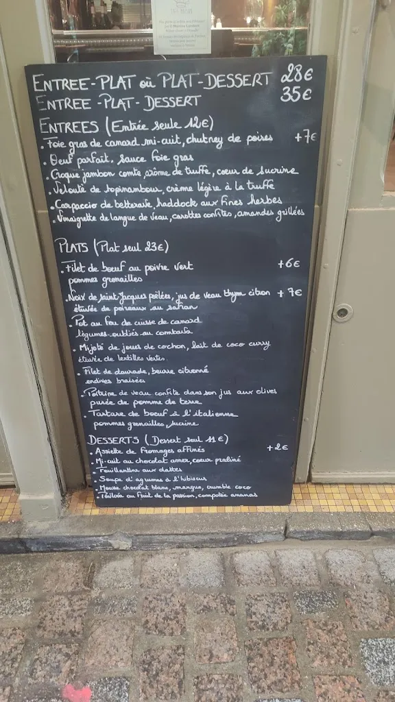 Menu_Le Zinc du Marché_Levallois-Perret_image_3