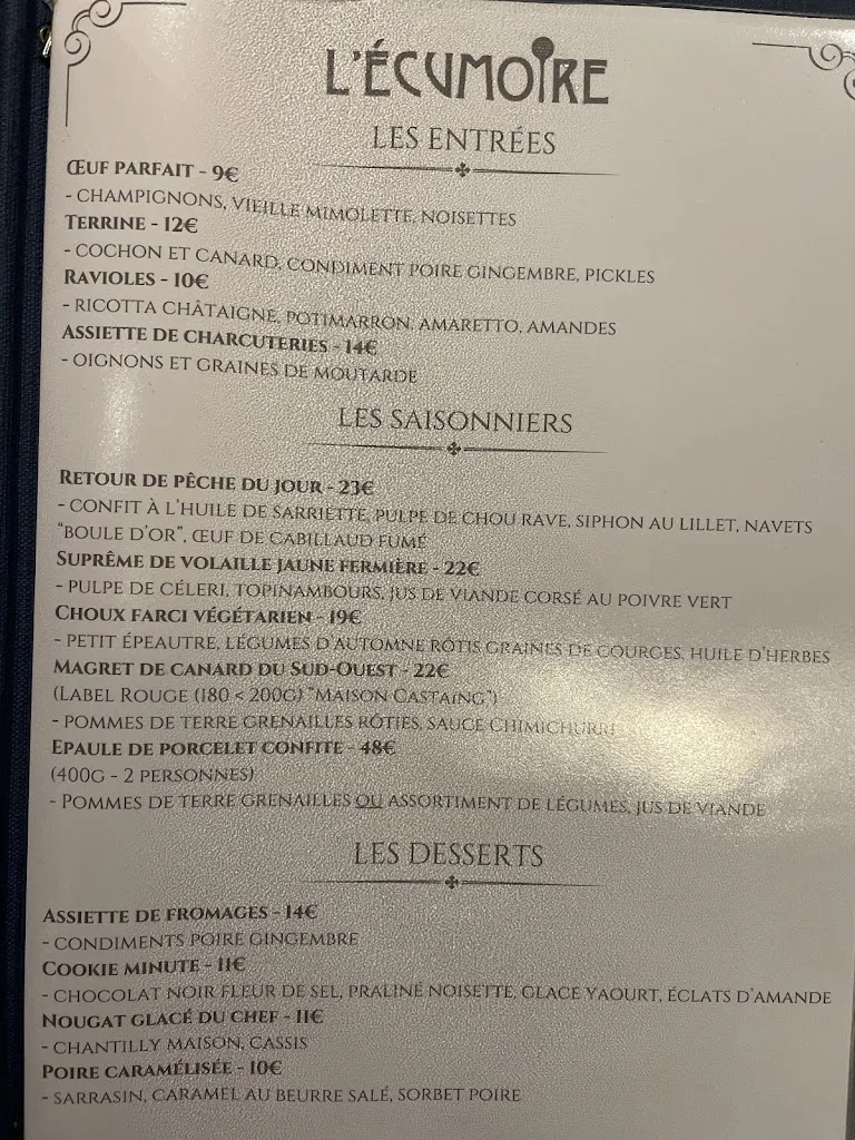 Menu_L’écumoire_Levallois-Perret_image_1
