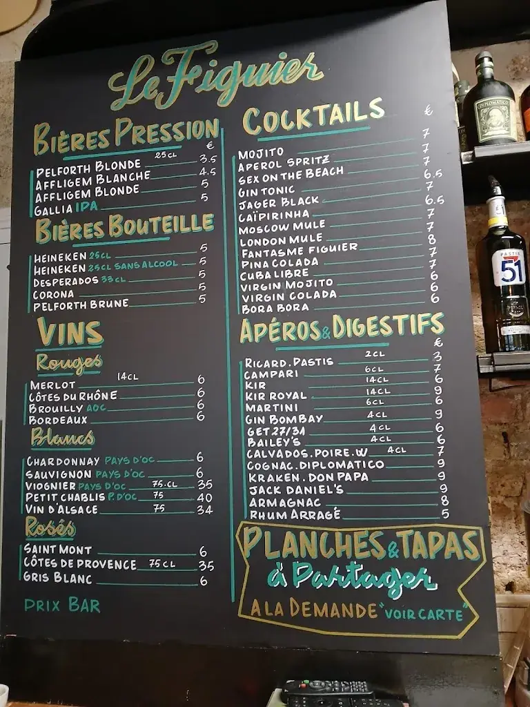 Menu_Le Figuier_Levallois-Perret_immagine_1