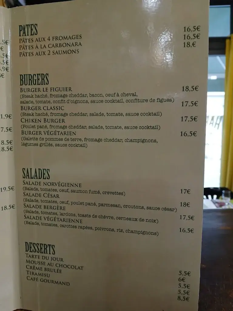 Menu_Le Figuier_Levallois-Perret_immagine_4