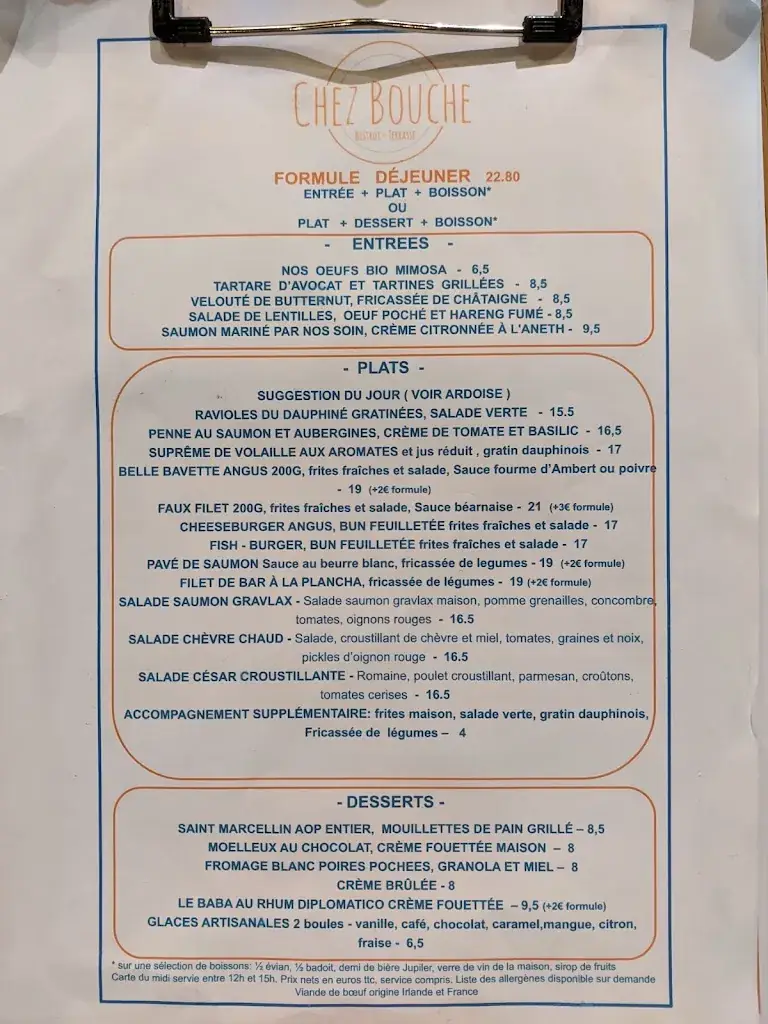 Menu_Chez Bouche_Levallois-Perret_image_1