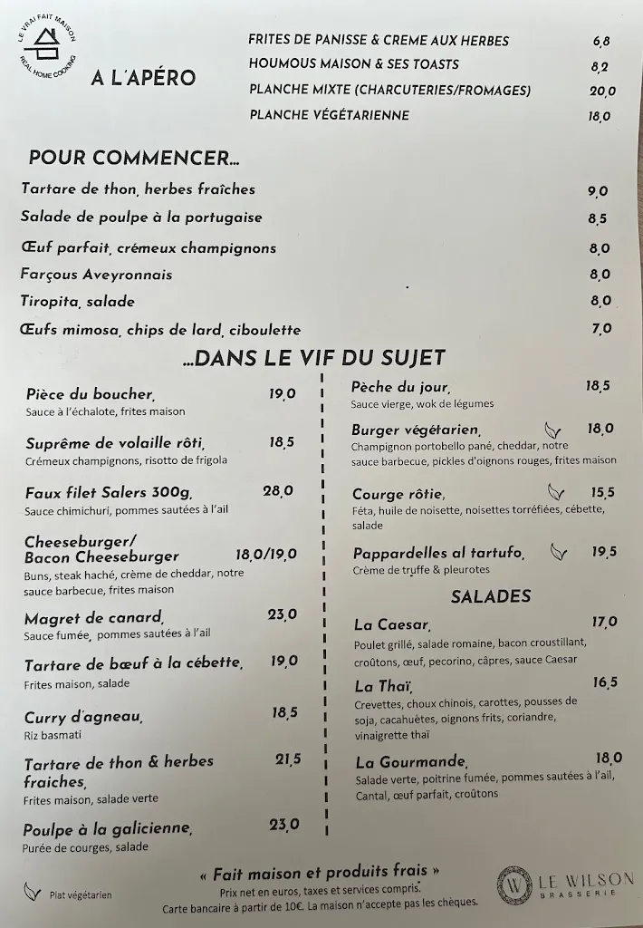 Menu_Le Wilson Levallois_Levallois-Perret_image_2