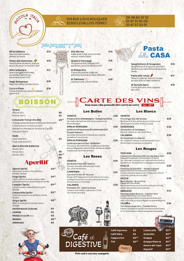Menu_Piccola Italia_Levallois-Perret_image_2
