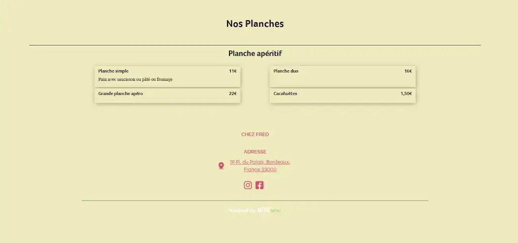 Menu_Chez Fred Levallois_Levallois-Perret_imagen_2