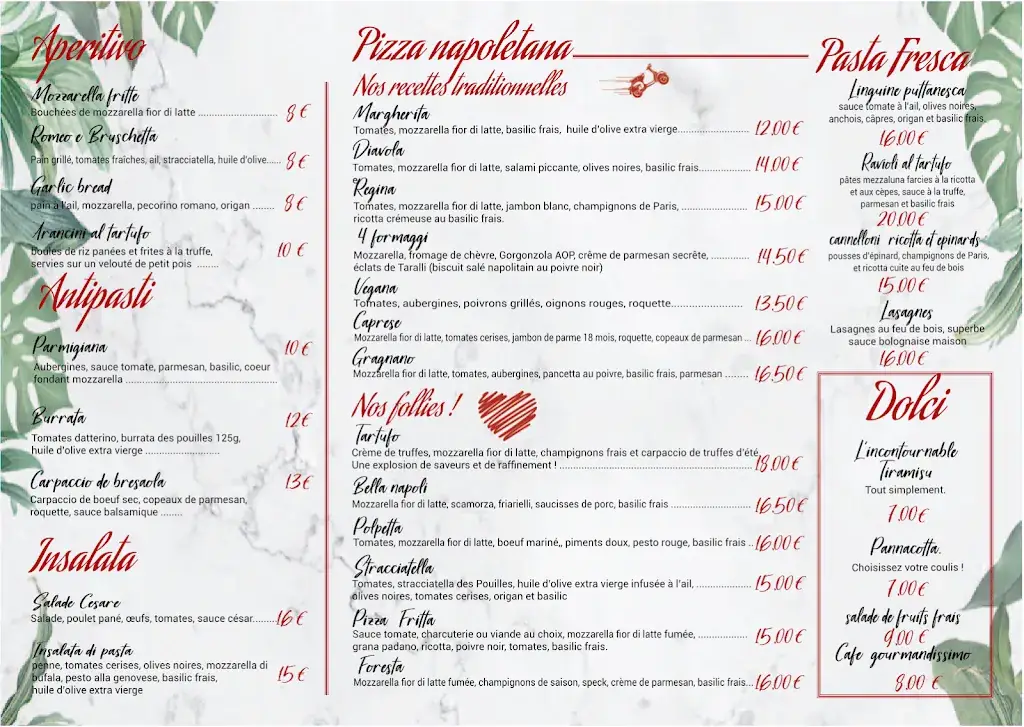 Menu_Alla follia !_Levallois-Perret_image_1