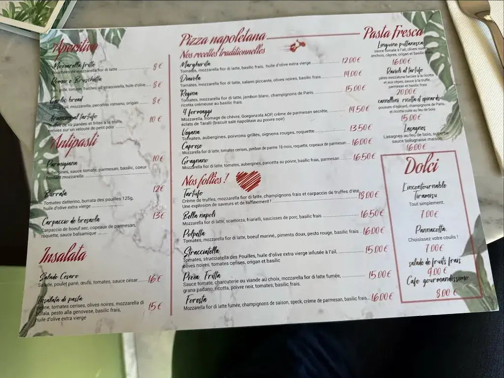 Menu_Alla follia !_Levallois-Perret_image_2