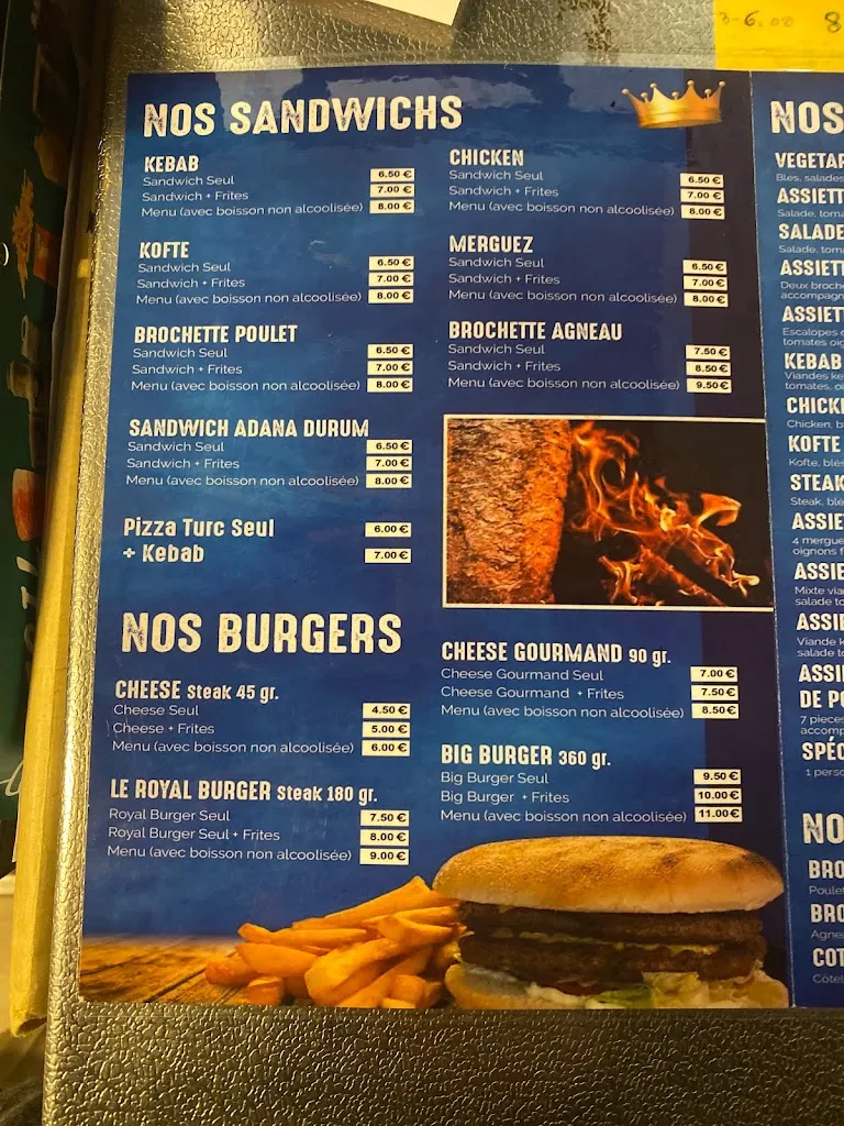 Menu_RESTAURANT LE ROYAL_Marolles-sur-Seine_image_3