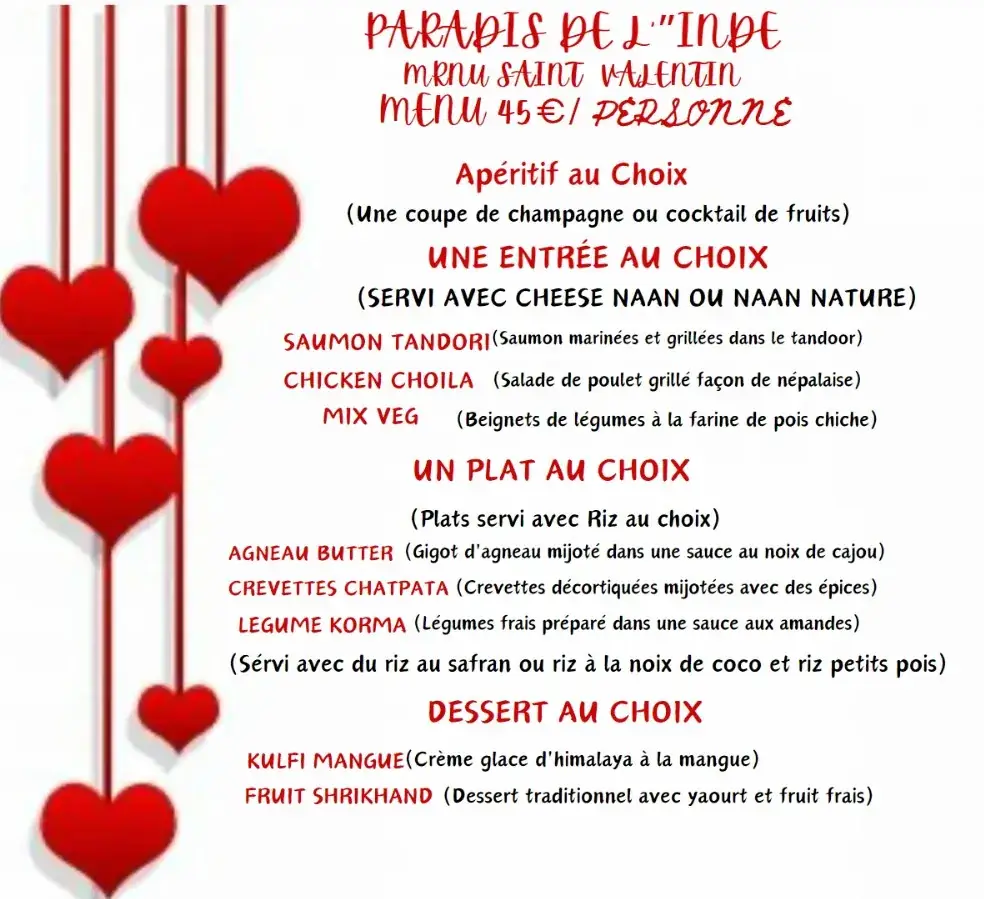 Menu_Restaurant Paradis de l'inde_Montereau-Fault-Yonne_image_2