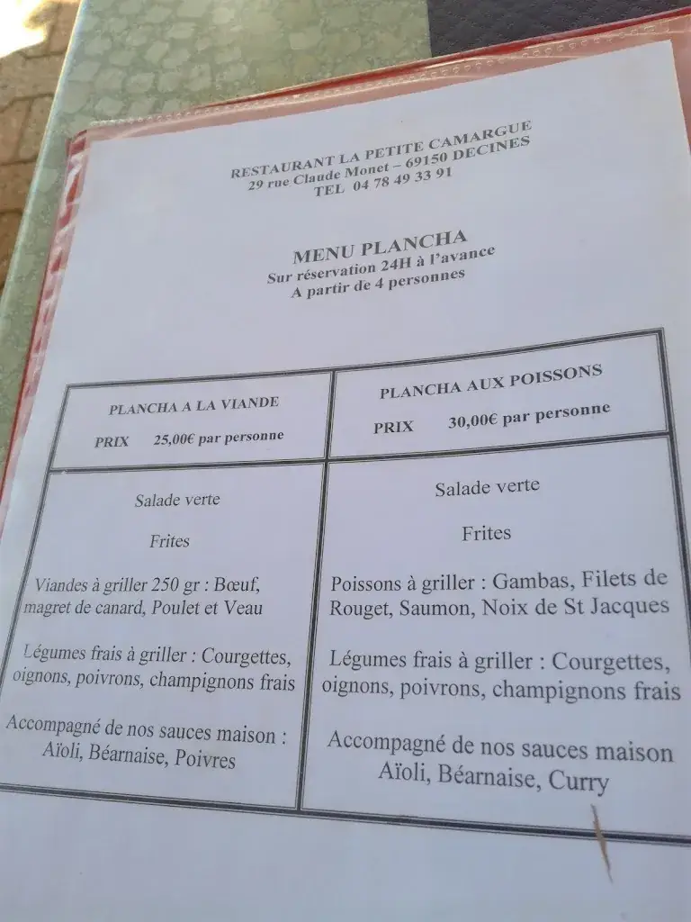 Menu_La Petite Camargue_Décines-Charpieu_image_1