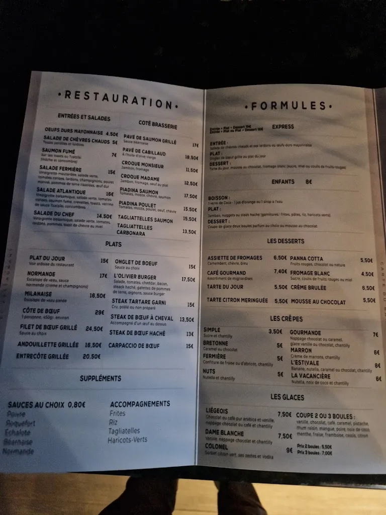 Menu_L Olivier Cafe_Moisselles_image_1