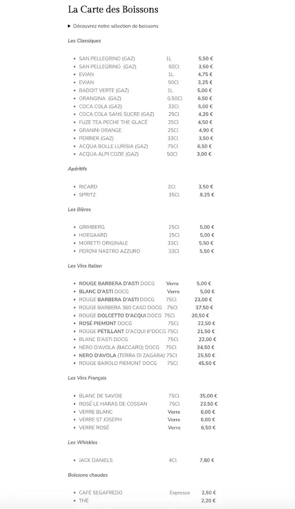 Menu_Il Capo Pizzeria – Ristorante del mondo | Restaurant & Buffet | Salles climatisées – Terrasse ombragée – Parking privé_Décines-Charpieu_immagine_1