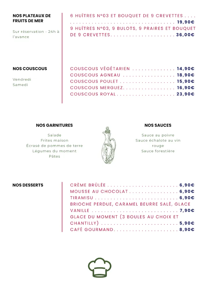 Menu_Le Petit Mignon - Restaurant cuisine française traditionnelle_Montgeron_immagine_2