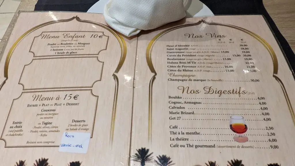 Menu_Le Palmier_Montigny-lès-Cormeilles_immagine_1