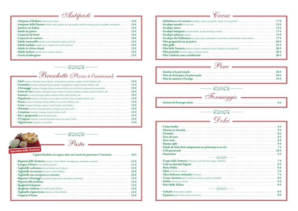 Menu_La Trattoria di Montlignon_Montlignon_immagine_1