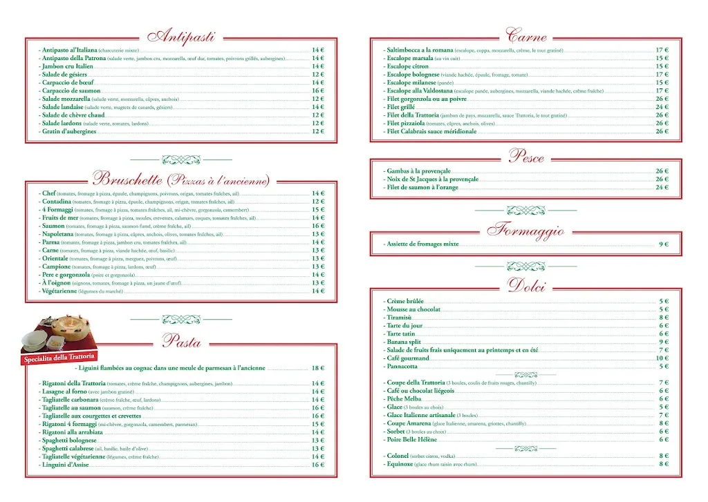 Menu_La Trattoria di Montlignon_Montlignon_immagine_3