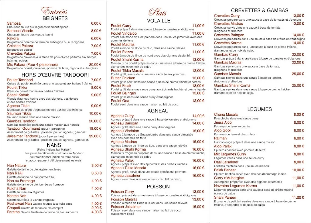Menu_Jaisalmer Lounge_Montesson_image_1
