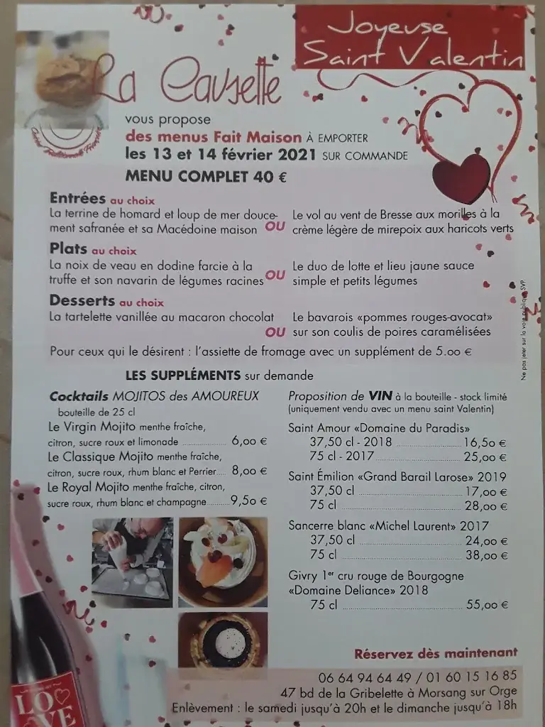 Menu_Restaurant La Causette_Morsang-sur-Orge_image_1