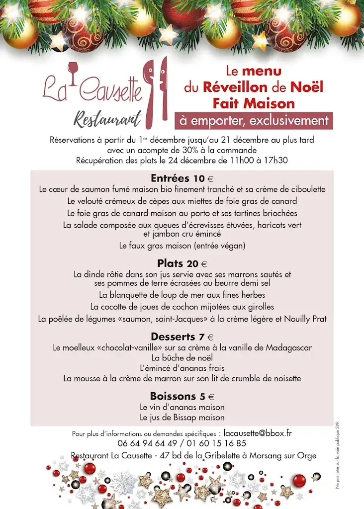 Menu_Restaurant La Causette_Morsang-sur-Orge_image_2