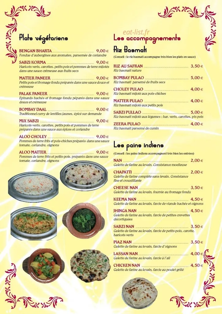 Menu_Salam Bombay_Morsang-sur-Orge_image_2