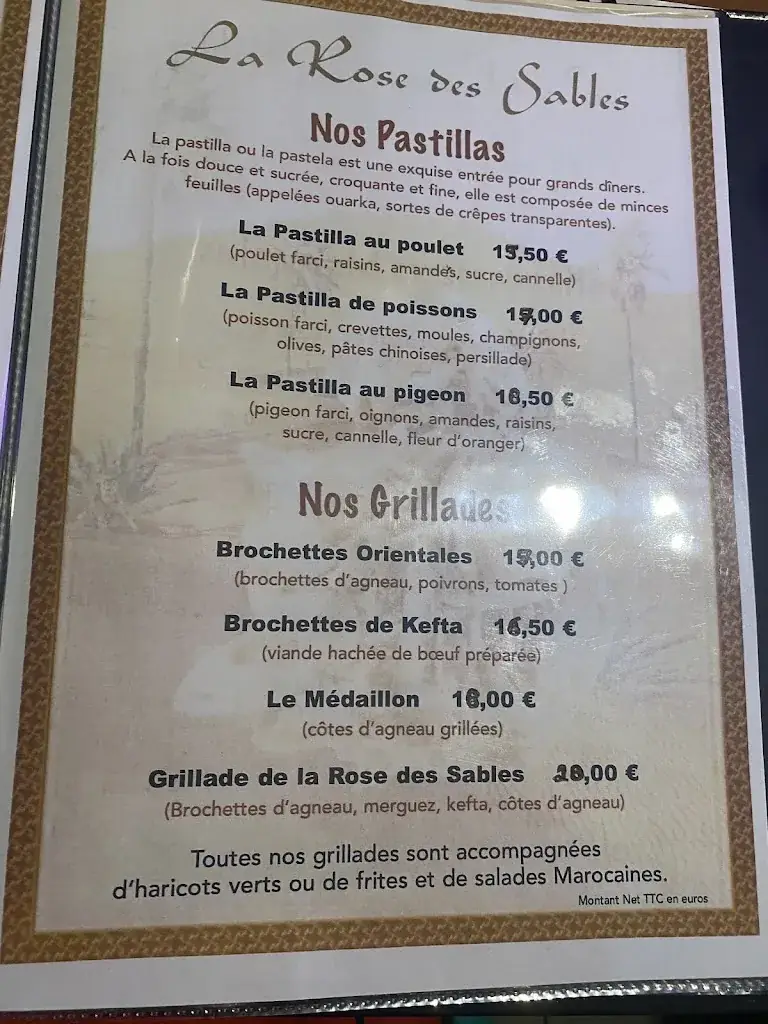 Menu_La Rose Des Sables_Neauphle-le-Château_image_2