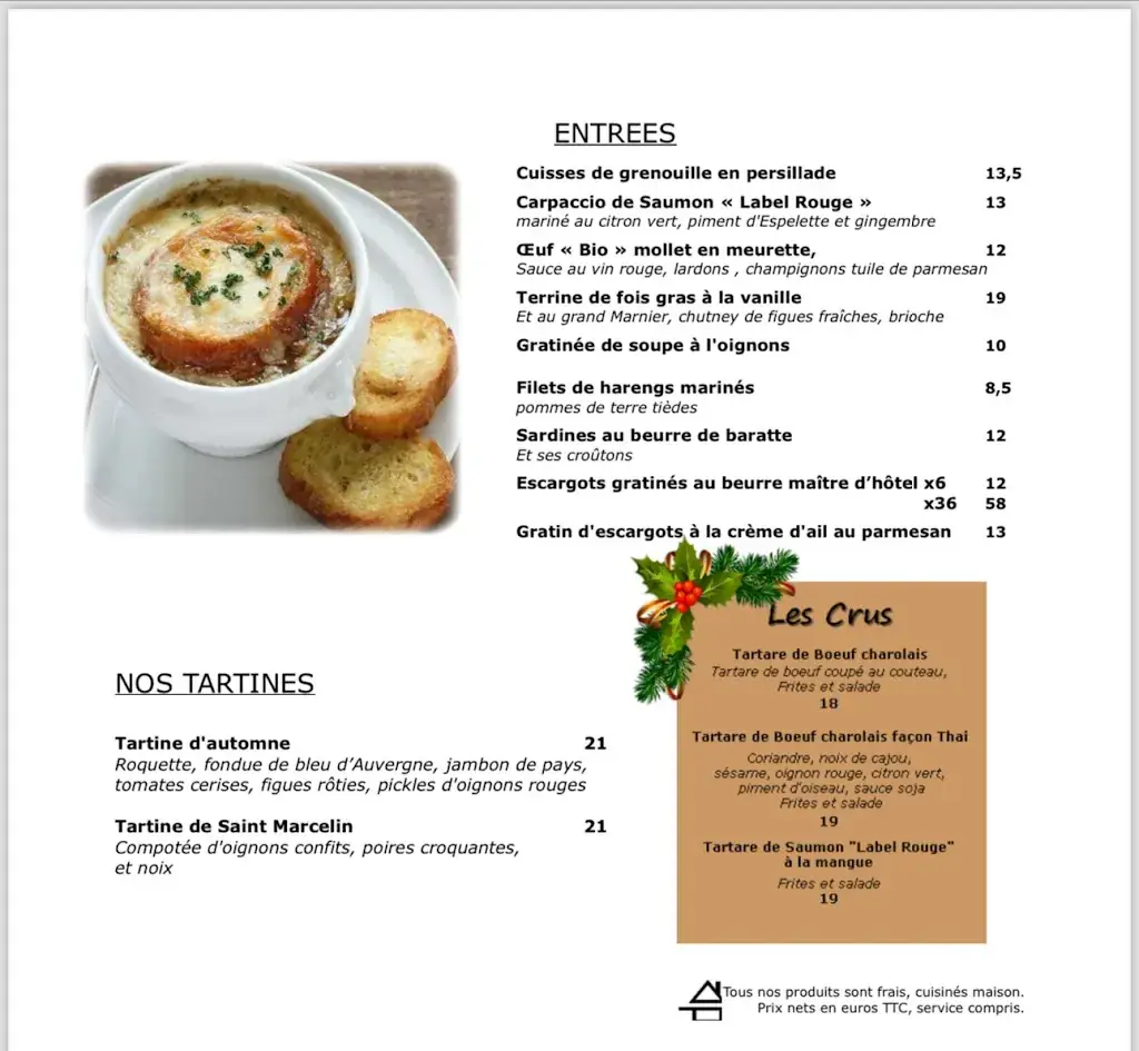 Menu_🥩 La Côte Rôtie🍷 brasserie , restaurant , terrasse Jouars Pontchartrain_Jouars-Pontchartrain_image_3