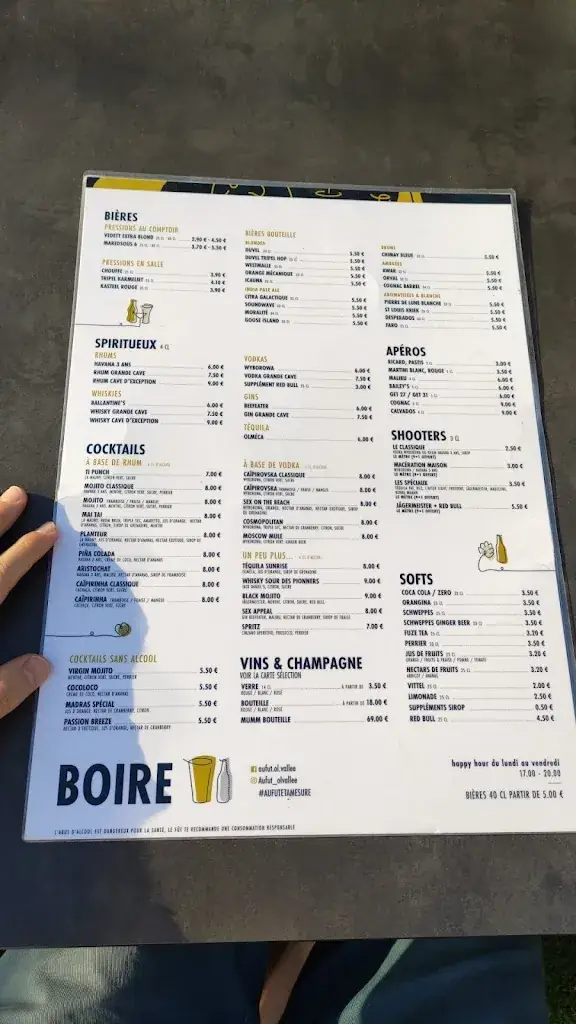 Menu_Au Fût et à mesure Parc OL_Décines-Charpieu_image_1