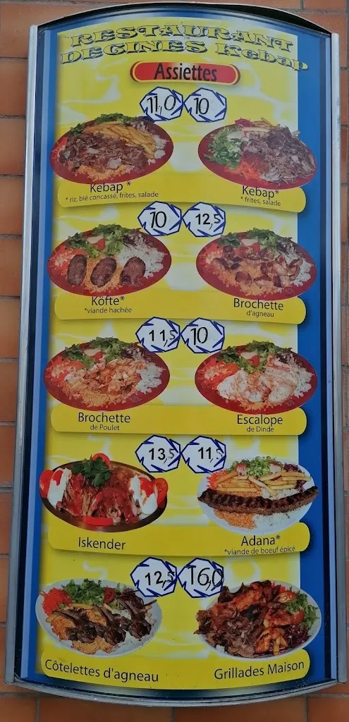 Menu_Restaurant Décines Kebab_Décines-Charpieu_immagine_1
