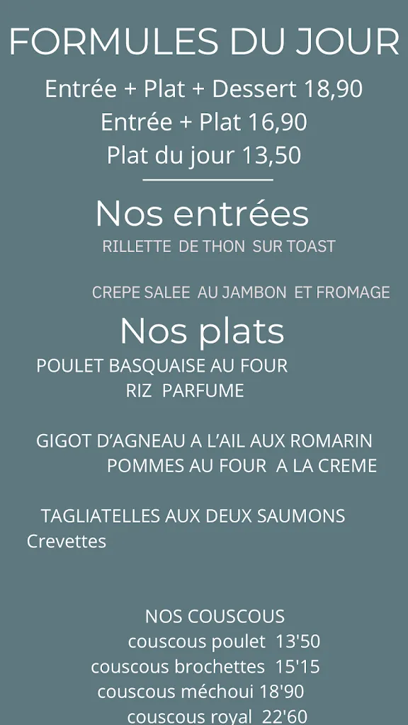 Menu_LE SOLEIL DE MORANGIS_Morangis_image_2
