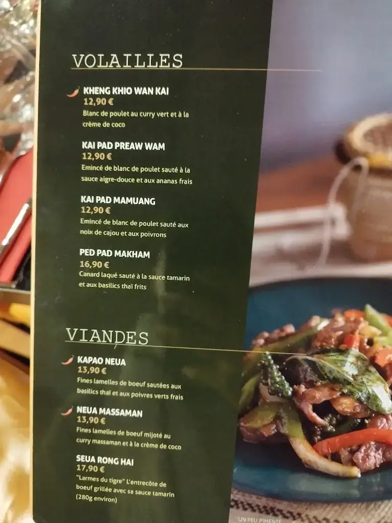 Menu_A Pattaya_Savigny-sur-Orge_immagine_4