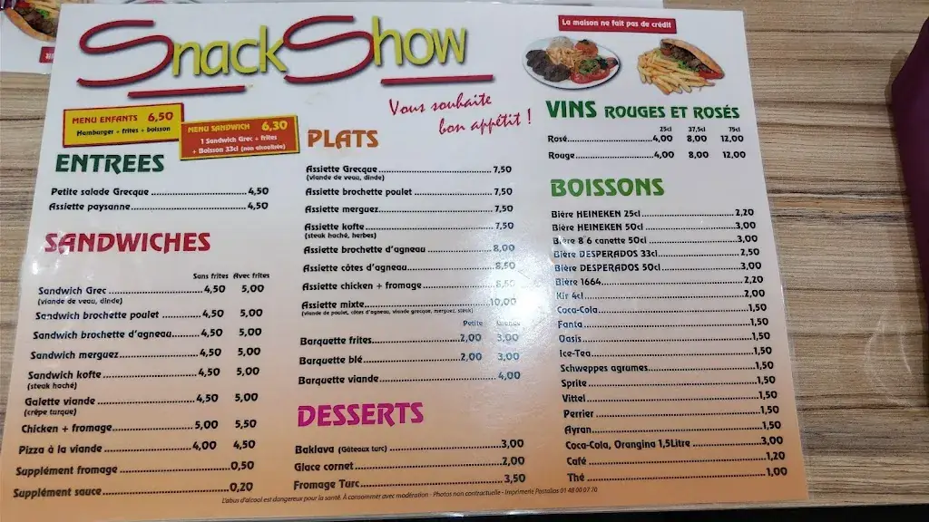 Menu_Restaurant Snack Show_Nangis_image_4