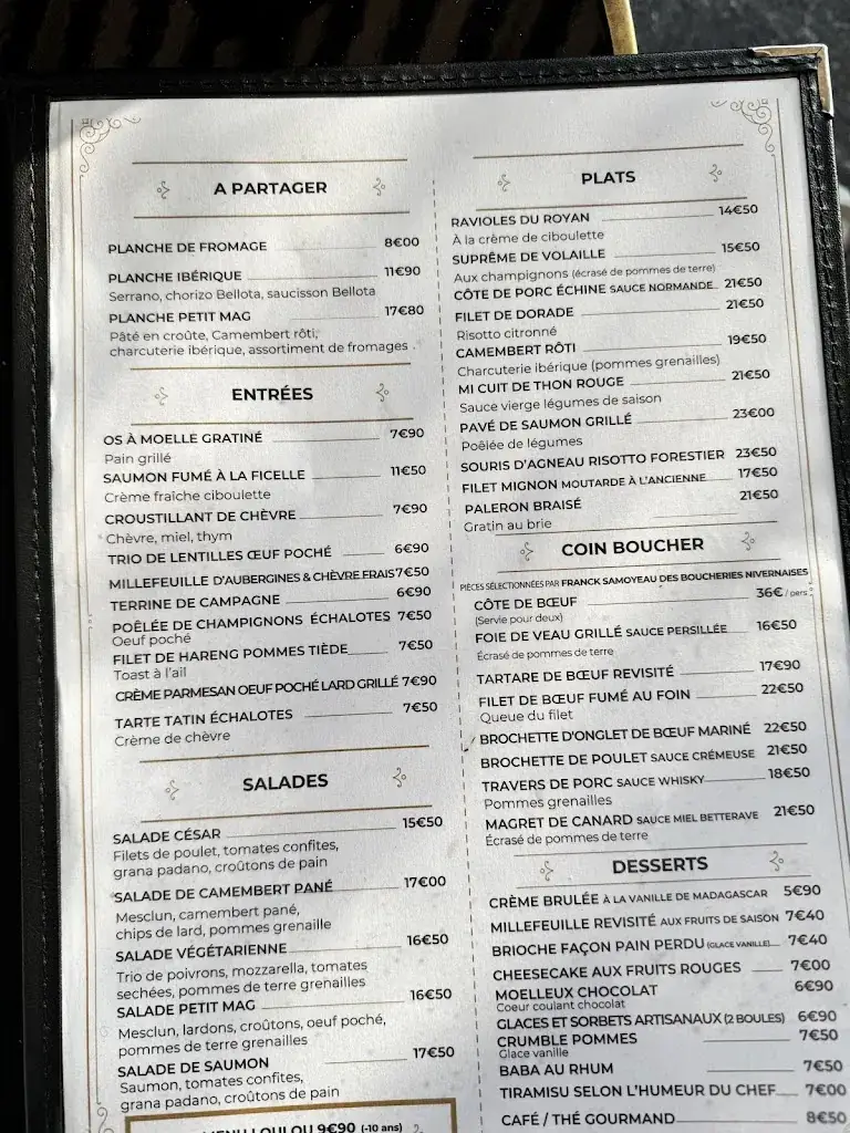 Menu_LE PETIT MAG bistrot chic_Noisy-le-Grand_image_3