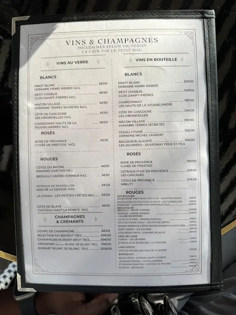 Menu_LE PETIT MAG bistrot chic_Noisy-le-Grand_image_4