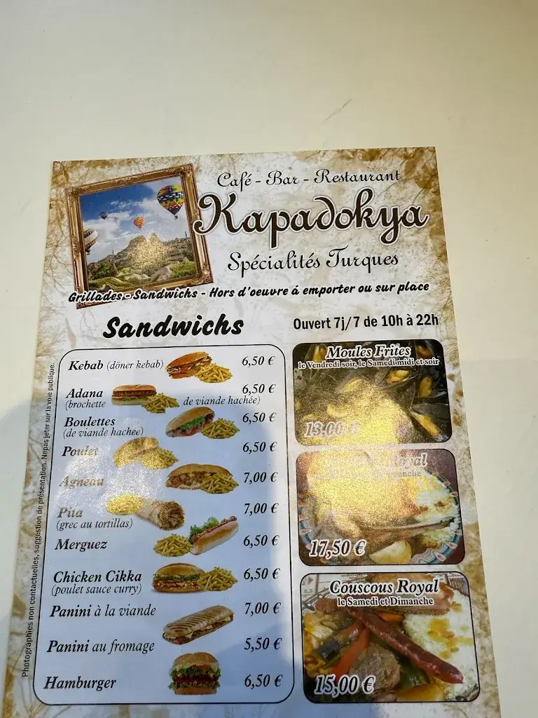 Menu_Chez sinan et guven_Nemours_image_2