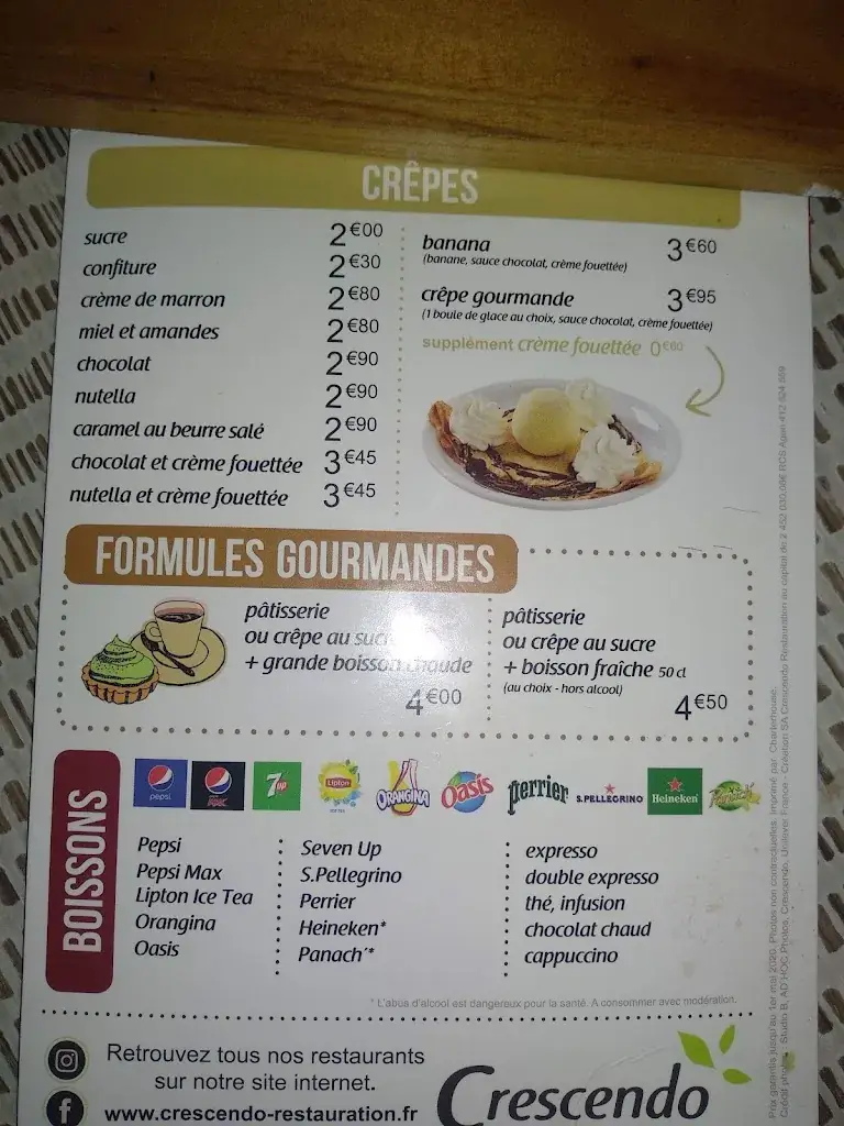 Menu_Crescendo Restaurant_Feurs_image_3