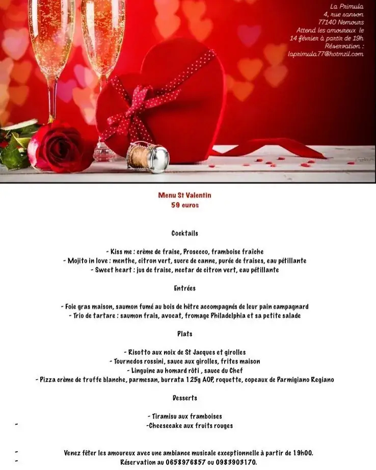 Menu_La Primula_Nemours_image_1