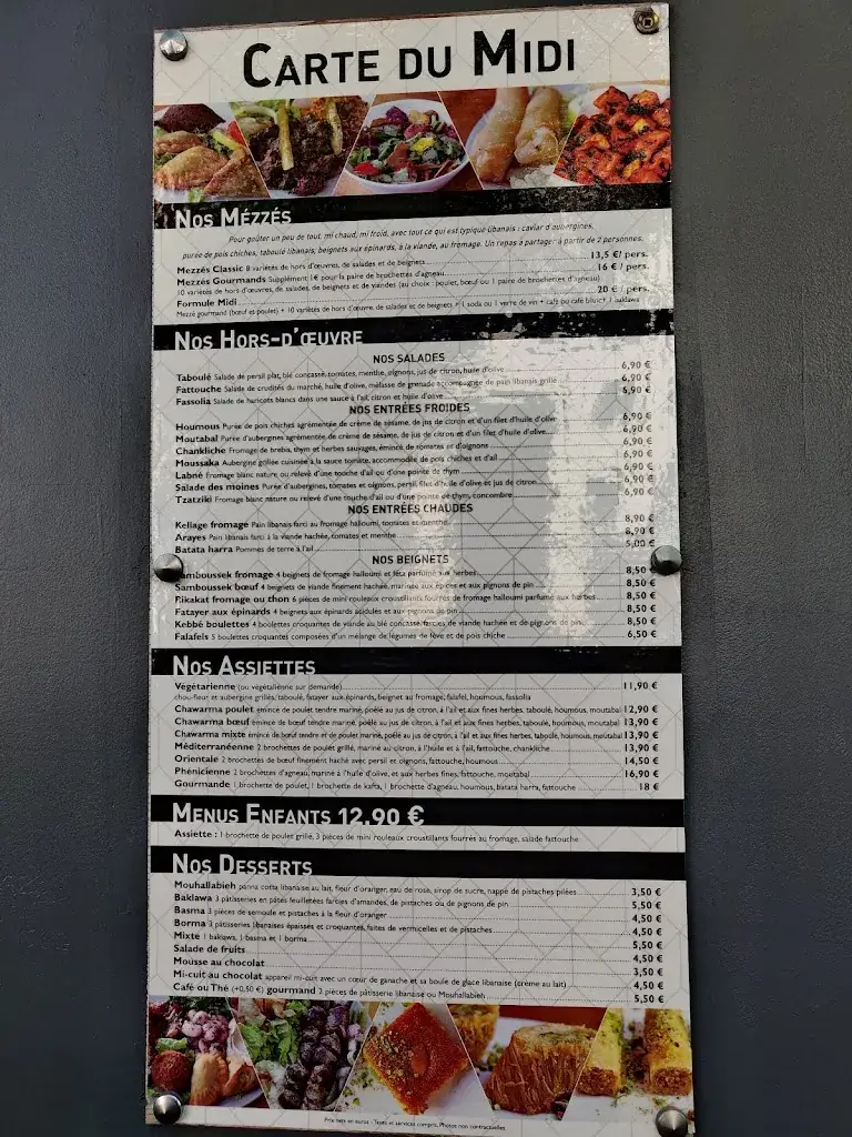 Menu_Le Libanais de Montrouge_Montrouge_image_1