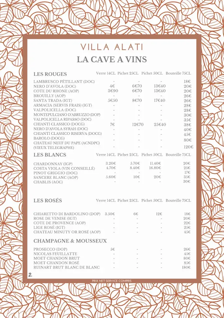 Menu_Villa Alati_Montrouge_immagine_2