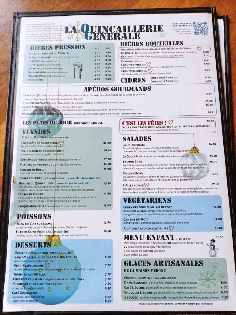 Menu_La Quincaillerie Générale_Montrouge_image_2