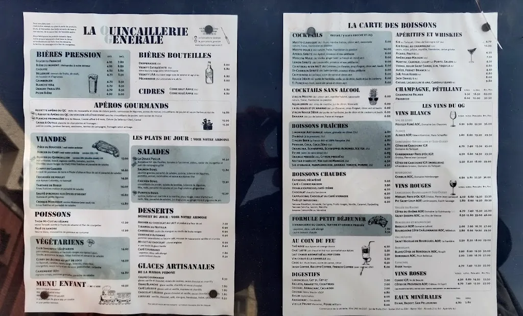 Menu_La Quincaillerie Générale_Montrouge_image_4