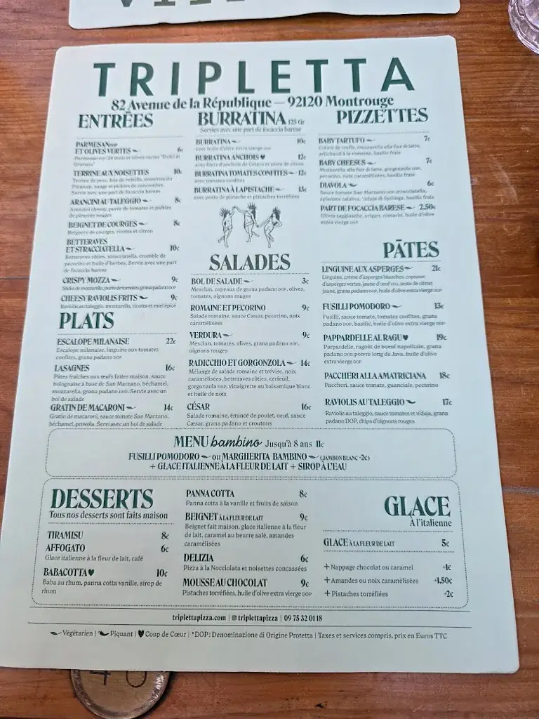 Menü_Tripletta Montrouge_Montrouge_Bild_2