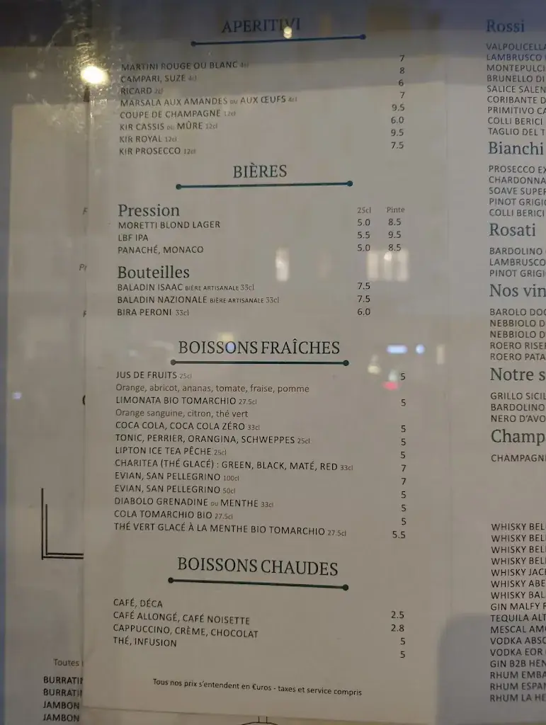 Menü_Giacomo-Ristorante Trattoria Caffe_Nogent-sur-Marne_Bild_1