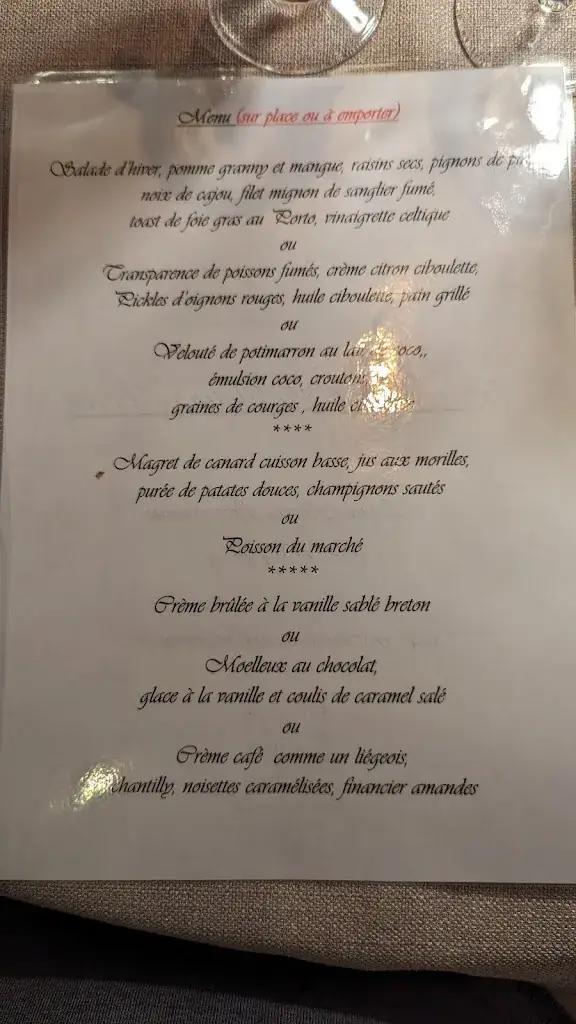 Menu_La Pierre Bleue_Nozay_immagine_1