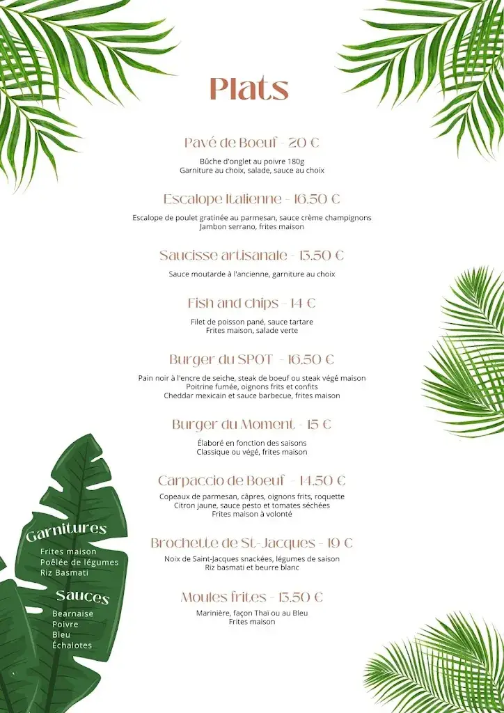 Menu_Restaurant Le Spot_Nozay_image_3