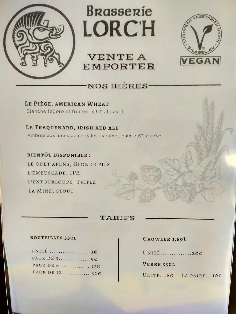 Menu_Brasserie LORC'H_Nozay_immagine_1