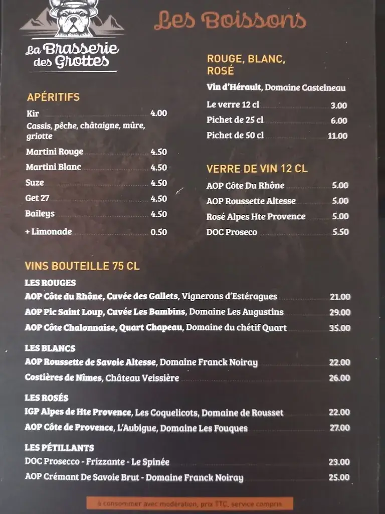 Menu_La Brasserie des Grottes_Faverges-Seythenex_imagen_1