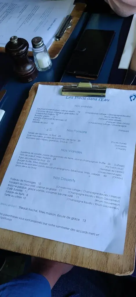 Menu_Les Pieds dans l'Eau_Neuilly-sur-Seine_image_1