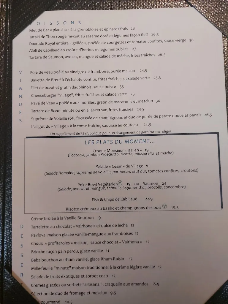 Menu_Le Village à Neuilly_Neuilly-sur-Seine_image_3