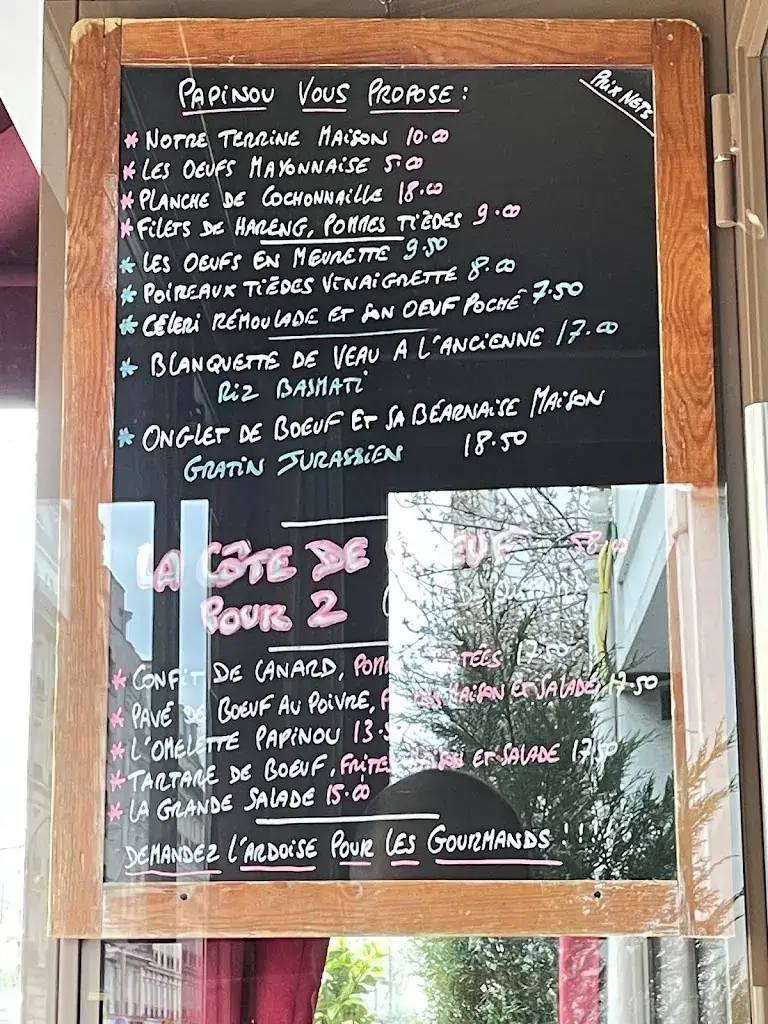 Menu_Chez Papinou_Neuilly-sur-Seine_image_1
